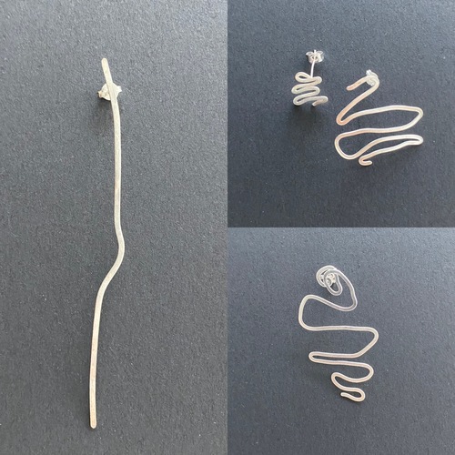 LINE collection earrings